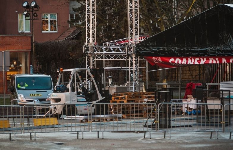 Scena, na której doszło do ataku na prezydenta Gdańska Pawła Adamowicza