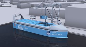 Norwegowie budują bezzałogowy kontenerowiec z napędem elektrycznym