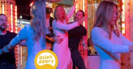 Małgorzata Rozenek w sylwestrowym tańcu w "DDTVN". Wzrok widzów był zwrócony na jej... pośladki. Szybko wyłapali wpadkę! [WIDEO]