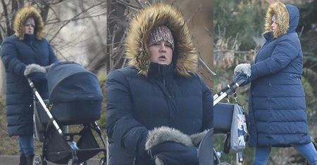 Dominika Gwit przyłapana przez paparazzi na spacerze z dzieckiem. My patrzymy na wózek. Nie należy do najtańszych