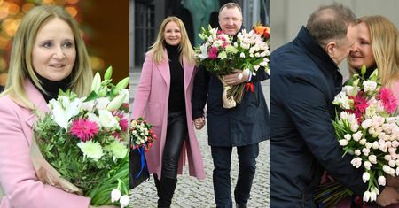 Joanna Kurska po mistrzowsku pożegnana przez ekipę "PnŚ". Jacek odebrał ją z pracy. My już wiemy, czym się teraz zajmie