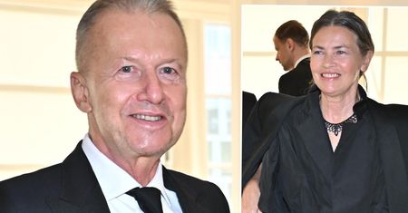 Bogusław Linda i jego żona na czerwonym dywanie. Piękna Lidia wyglądała jak arystokratka. Jej kreacja to mistrzostwo