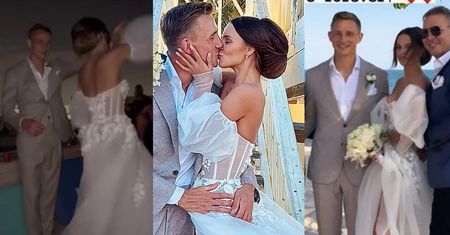 To się naprawdę dzieje! Jakub Rzeźniczak i Paulina Nowicka wzięli ślub. Zdjęcia z przygotowanej w tajemnicy uroczystości obiegły internet
