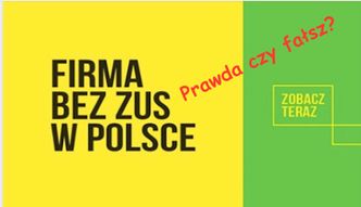 Przedsiębiorcy nie muszą płacić ZUS - przekonują reklamy. Sprawdziliśmy, czy to możliwe