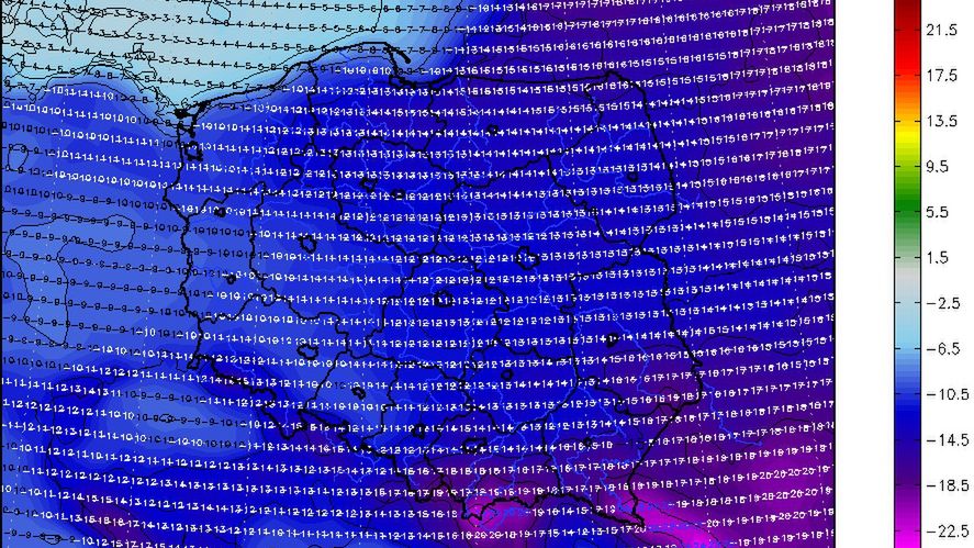 Prognoza temperatur na 1 marca