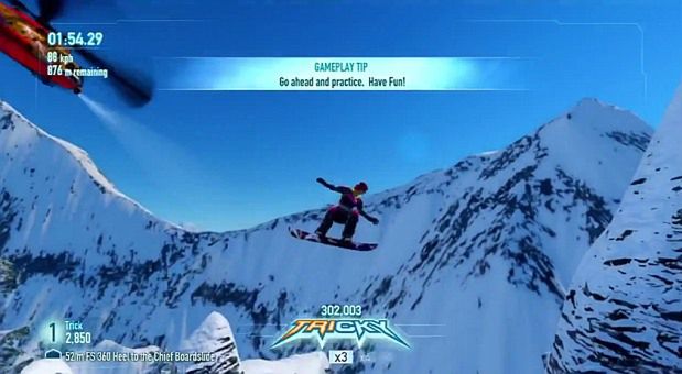 Co ja gram: demo SSX - Ratunku, jak się na tym jeździ?! [gameplay]