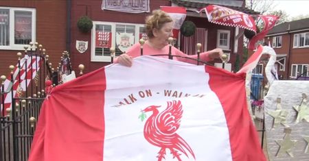 Oddani kibice Liverpoolu udekorowali swoją posesję z okazji awansu do finału Ligi Mistrzów