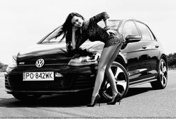 Daria Zielińska i VW Golf GTI na Torze Poznań