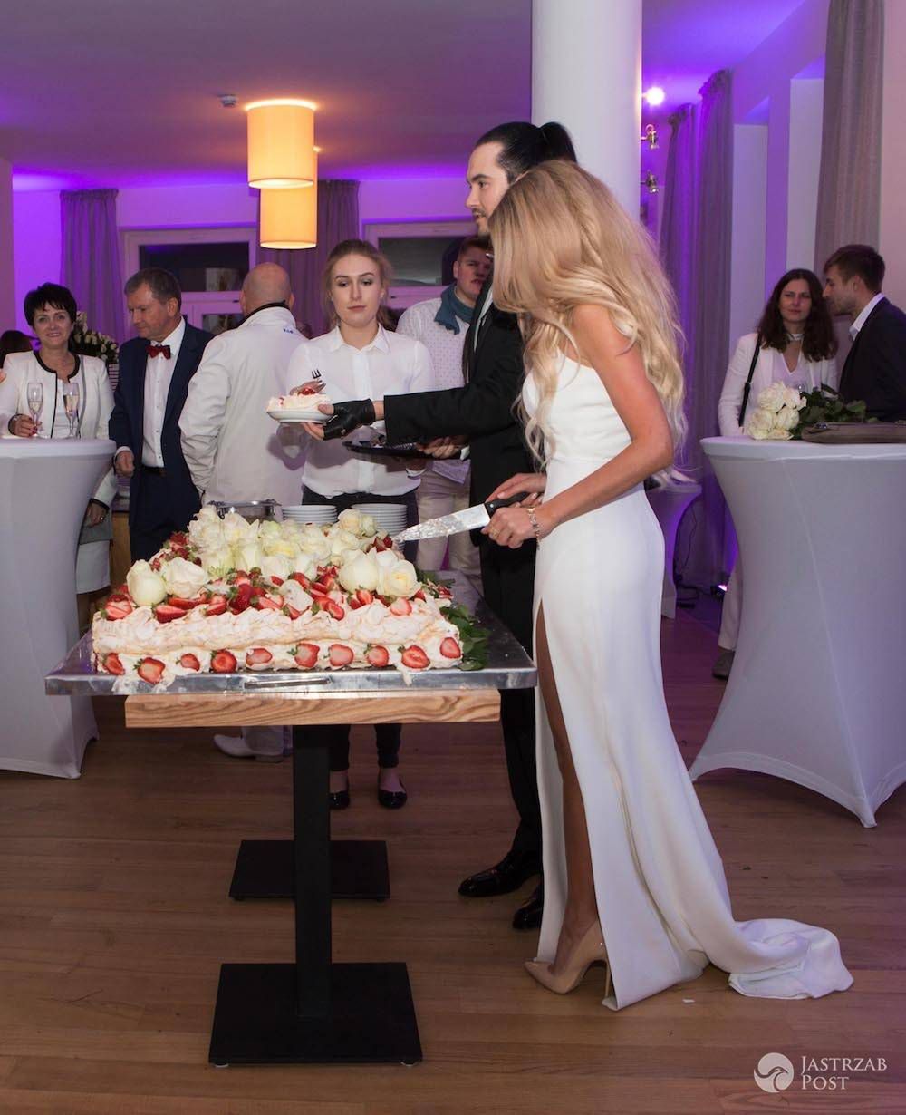 Ślubny tort dla Kejtana Góry przygotowała Marta Grycan (fot. Jastrząb Post Exclusive)