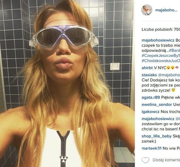 Maja Bohosiewicz na basenie