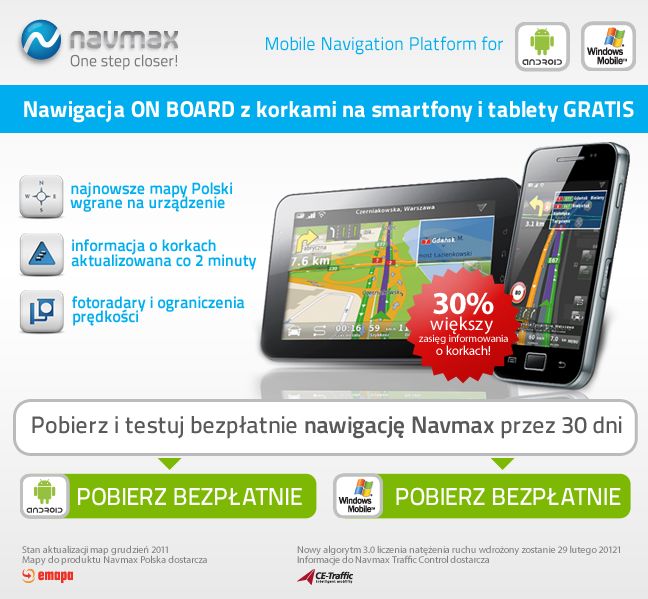 Z Navmax jeszcze szybciej - nawigacja ON BOARD przyspiesza o 30%