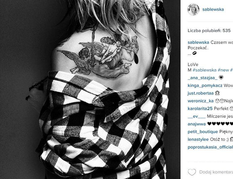 Maja Sablewska na Instagramie