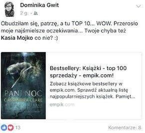 Książka Dominiki Gwit już jest hitem