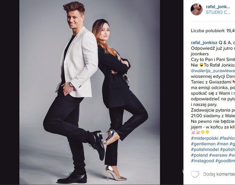 Rafał Jonkisz i Walerija Żurawlewa wzięli udział we wspólnej sesji zdjęciowej
