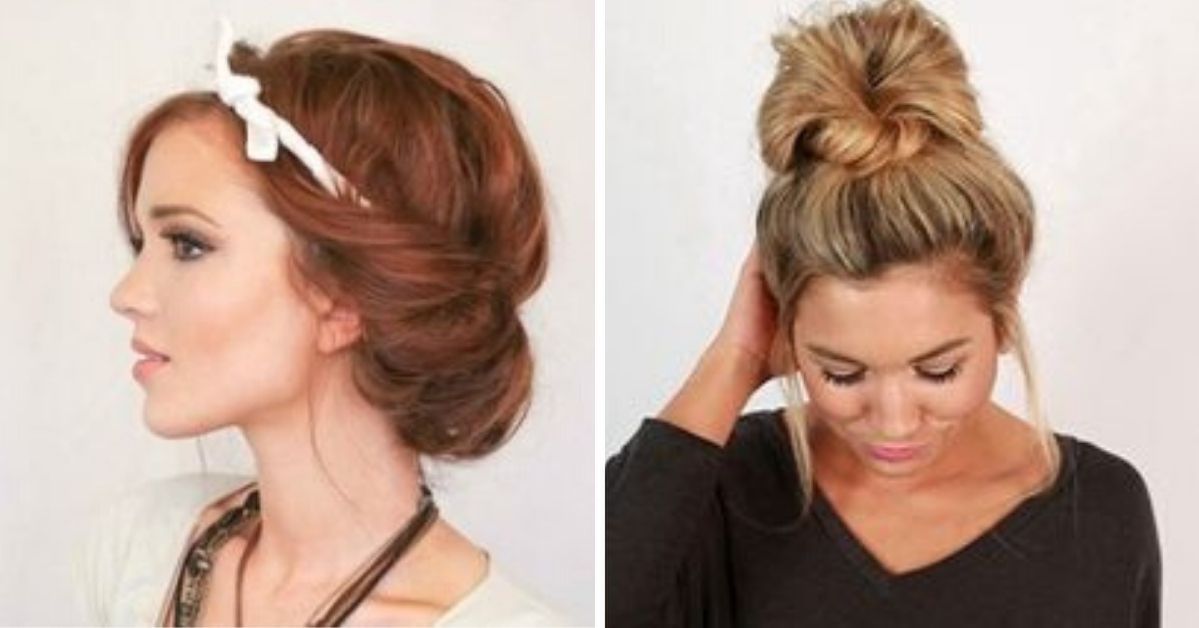 20 Great Ideas for Quick Hairstyles. Try For Yourself at Home Without Much Effort