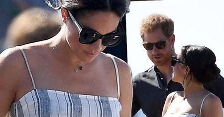 Odważna ciążowa stylizacja Meghan Markle przyprawi Elżbietę II o ból głowy. Takich rozcięć nie nosiła nawet przed ślubem!