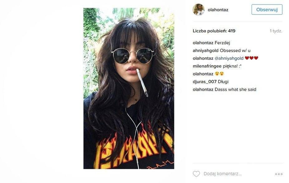 Córka Kasi Kowalskiej Aleksandra Yoriadis na Instagramie