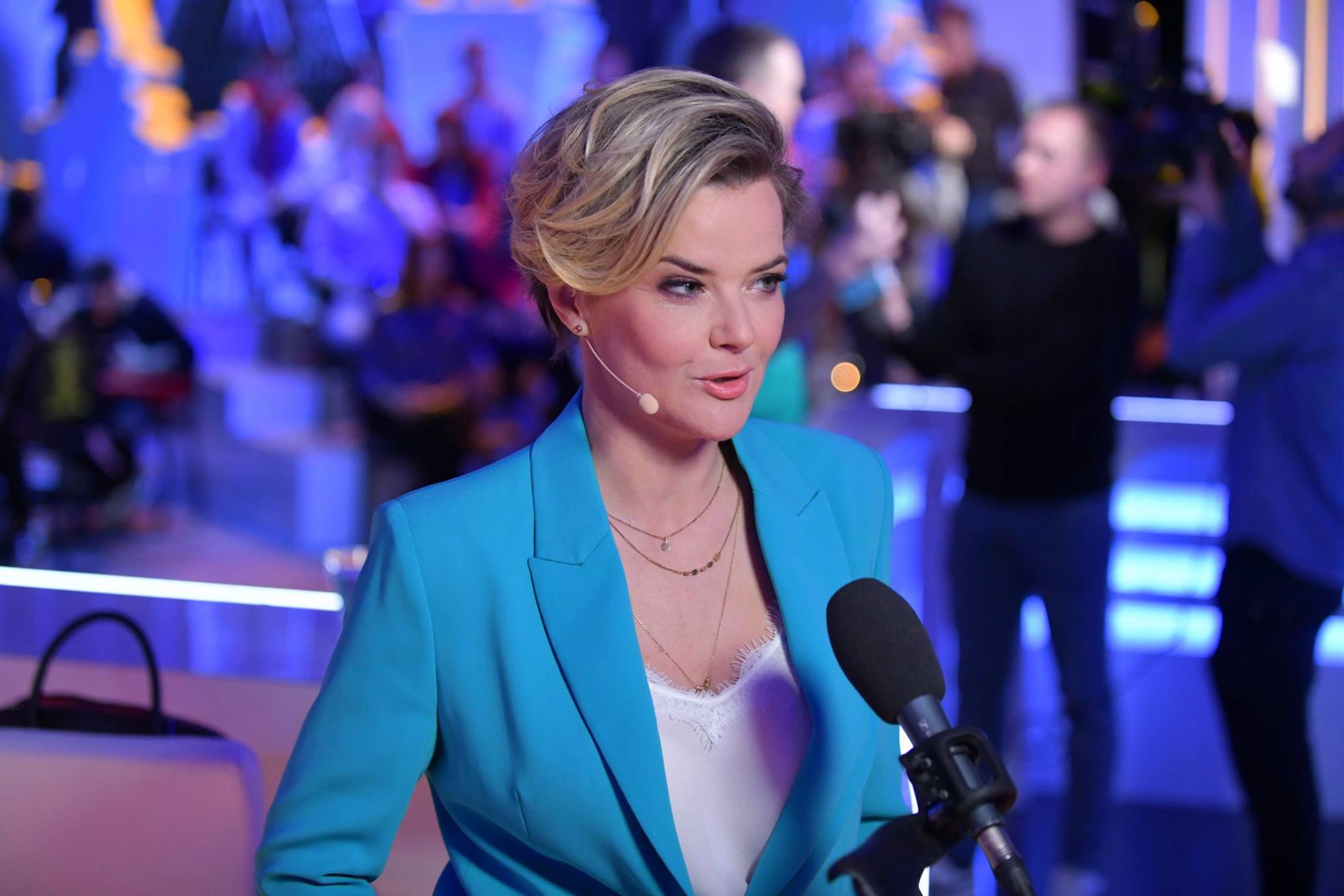 Monika Zamachowska prowadzi program "Europa da się lubić - 15 lat później"