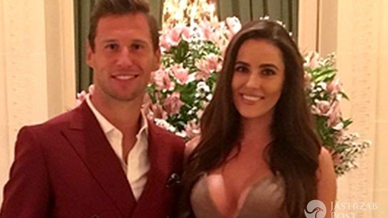 Grzegorz Krychowiak i Celia Jaunat