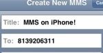 MMSy dla iPhone, aplikacja dla operatorów