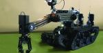 Robot do detonacji min poruszany korkociągiem