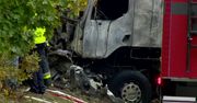 “Samochód uciekinierów wpadł pod tira i stanął w płomieniach”. Tragiczny pościg w Wielkopolsce