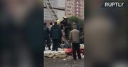 Wybuch gazu w bloku w Rosji. Ze zniszczonego mieszkania uratowano małą dziewczynkę.