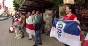 Akcja solidarności z Białorusinami w Białymstoku.
