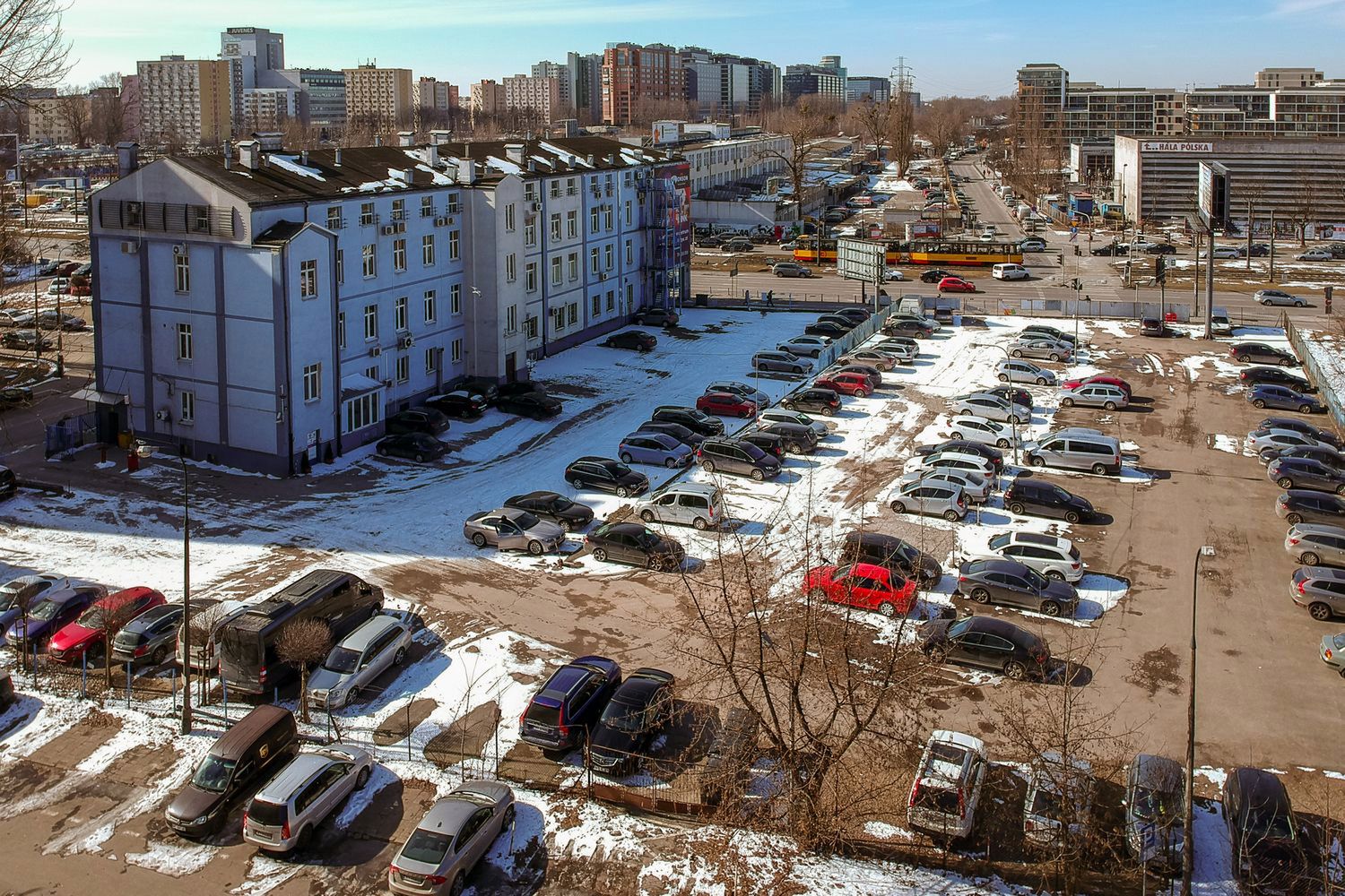 Lokalizacja planowanego biurowca Srebrna Tower przy ul. Srebrnej 16