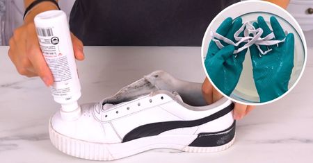Jak umyć białe buty? Prosty sposób na wyczyszczenie skórzanych adidasów, białych sznurówek i podeszwy