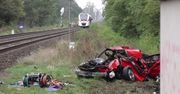 Szynobus uderzył w samochód osobowy w Lubuskiem. Kobieta i dwójka jej dzieci w szpitalu.