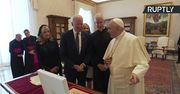 Spotkanie papieża Franciszka z prezydentem USA Joe Bidenem.