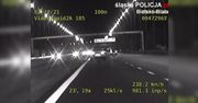Jechał 245 kilometrów na godzinę. Został ukarany mandatem w wysokości 500 zł i 10 punktami karnymi.