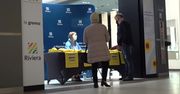 Punkt zbiórki darów dla uchodźców z Ukrainy w gdyńskim centrum handlowym