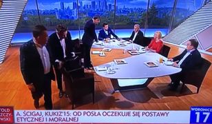 Awantura w studiu TVP. Politycy wyszli ze studia. "Ten program zbliża się do poziomu dna"