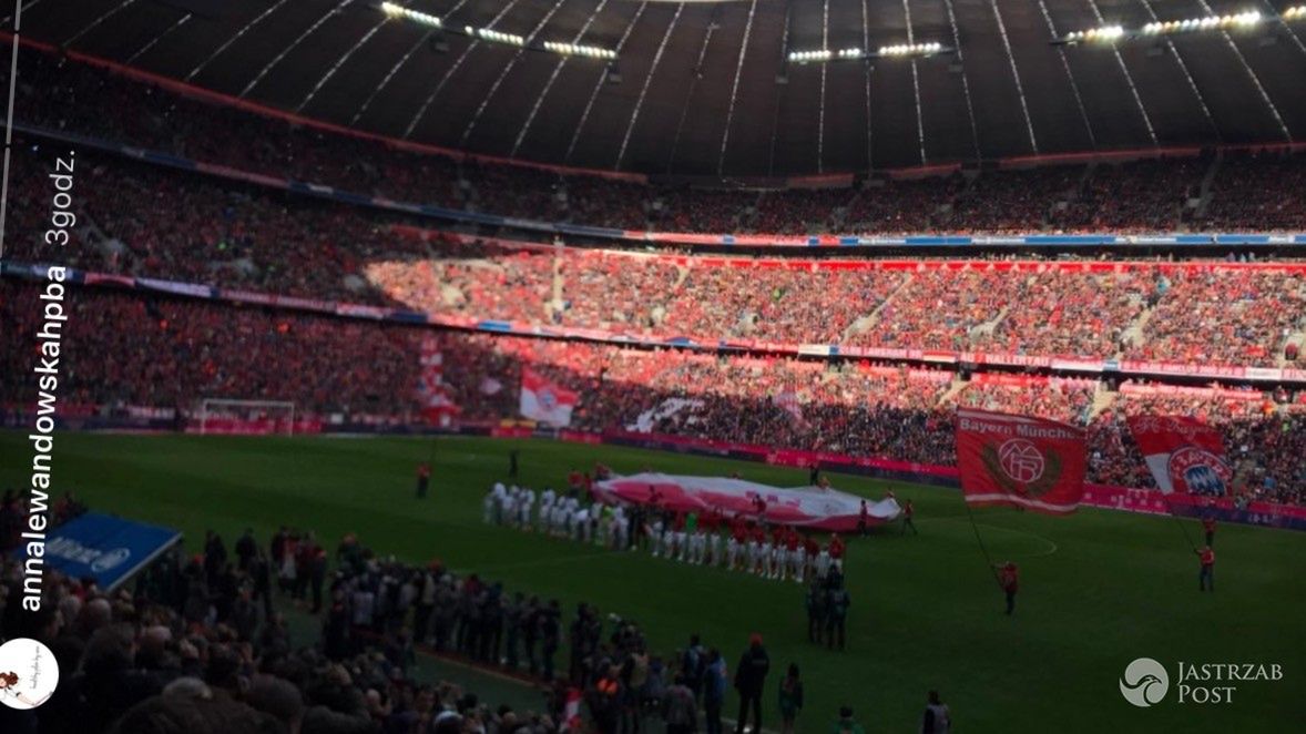 Anna Lewandowska kibicuje mężowi