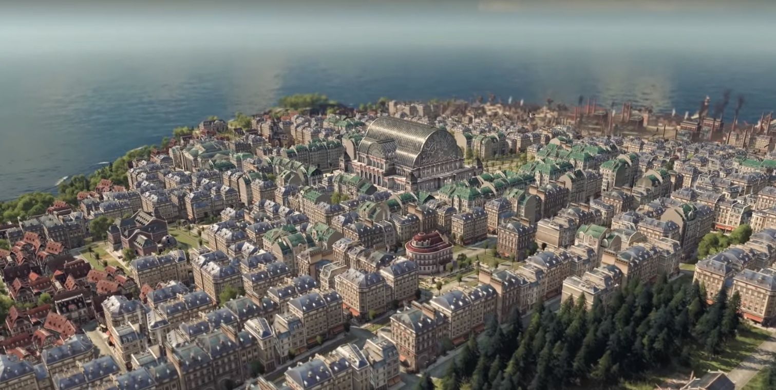 A tak prezentuje się wizja The Crystal Palace w Anno 1800 