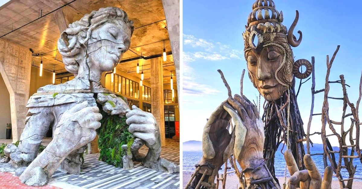 15 Giant Sculptures Resembling Forest Creatures. They Are the Good Spirits of Music Festivals