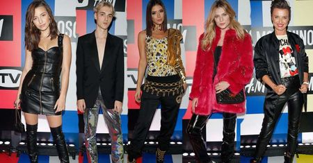 Gwiazdy na pokazie najnowszej kolekcji Moschino x H&M: Kasia Sokołowska, Julia Wieniawa, Anna Jagodzińska, Klaudia Halejcio, Radek Pestka