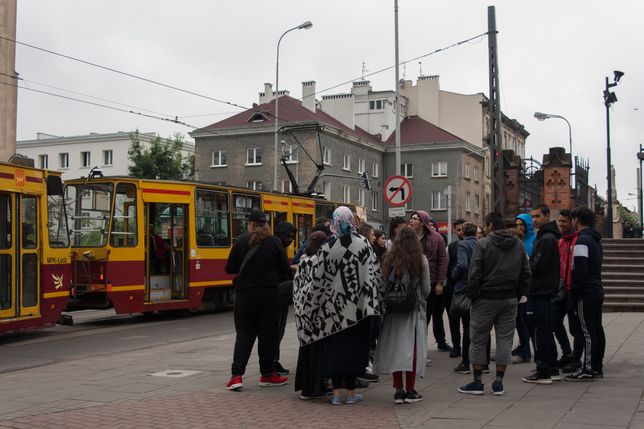 w centrum Łodzi