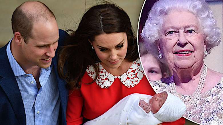 Księżna Kate z trzecim dzieckiem i książę William, królowa Elżbieta II