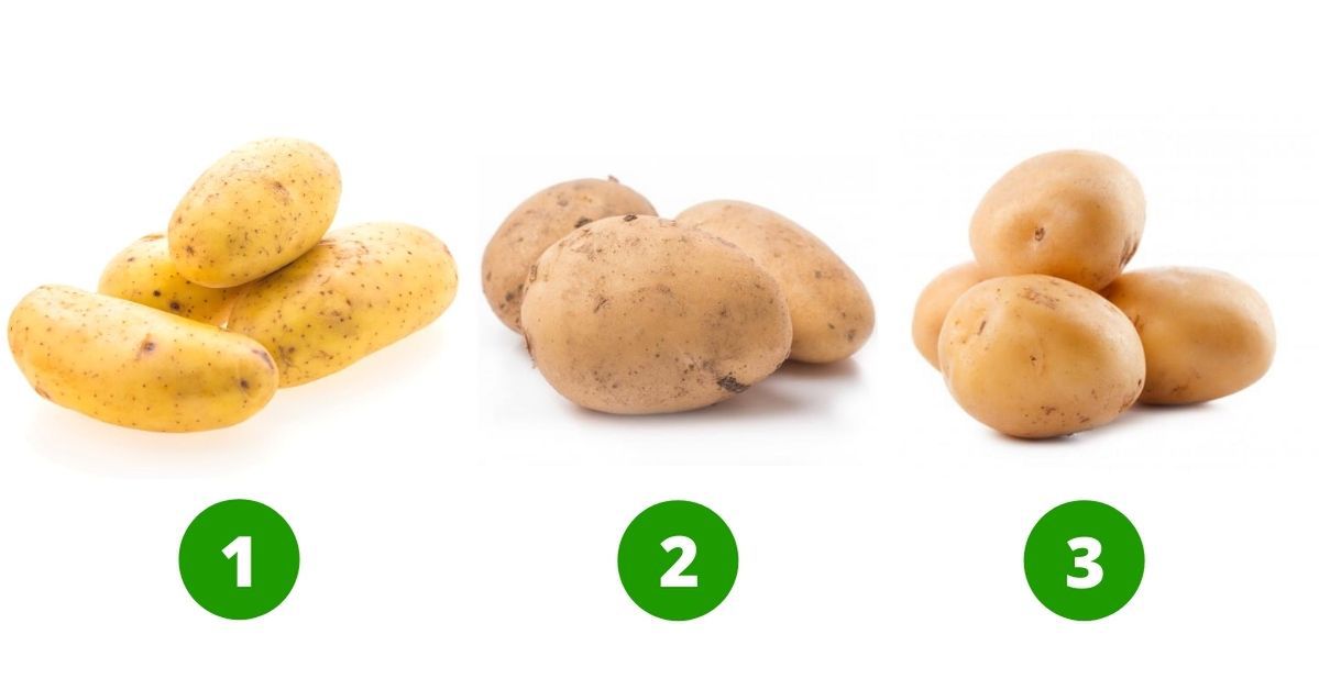 3 najpopularniejsze typy ziemniaków. Każdy z nich ma inne właściwości i zastosowanie w kuchni