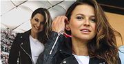 Anna Lewandowska na mecz ubrała się jak na koncert rockowego zespołu! Podkreśliła zgrabne nogi