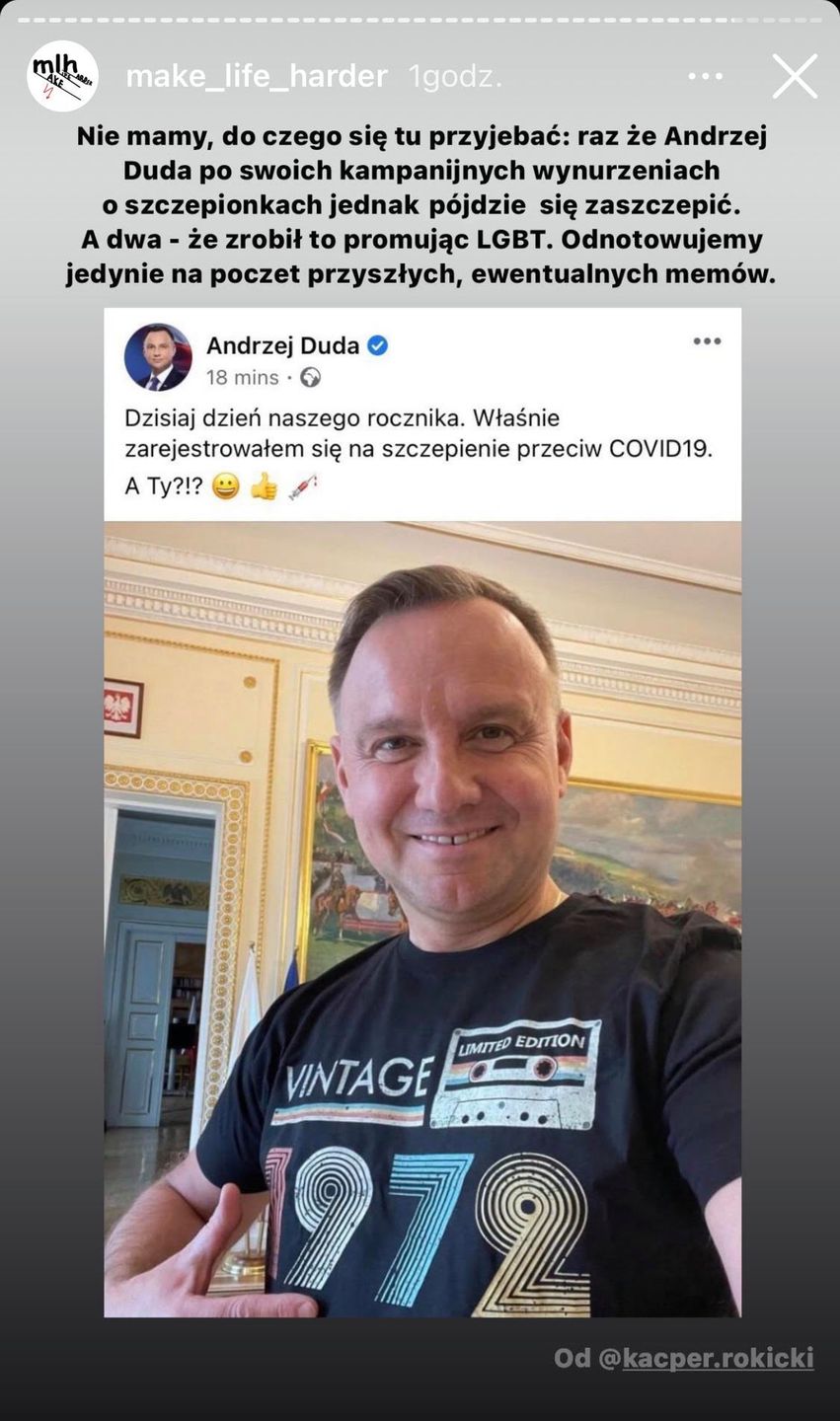 Andrzej Duda zaszczepi się przeciw koronawirusowi