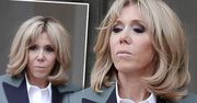 64-letnia Brigitte Macron jak blogerka modowa na ważnym spotkaniu. Pierwsza dama Francji odjęła sobie lat stylizacją