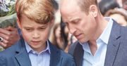 Książę George był zmieszany i zirytowany po wzięciu udziału w zadaniu szkolnym. Nie ukrywał frustracji