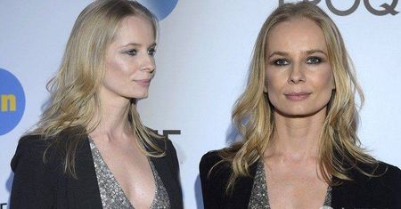 Magdalena Cielecka w garniturze na premierze serialu "Belle Epoque"