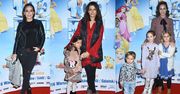 Gwiazdy na widowisku "Disney on ice": Anna Mucha, Monika Mrozowska, Alżbeta Lenska...