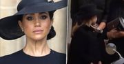 Pogrzeb królowej. Szybka wymiana spojrzeń między Charlotte a Meghan. Trwało to sekundę, ale miny Markle nie dało się przeoczyć. Jest nagranie