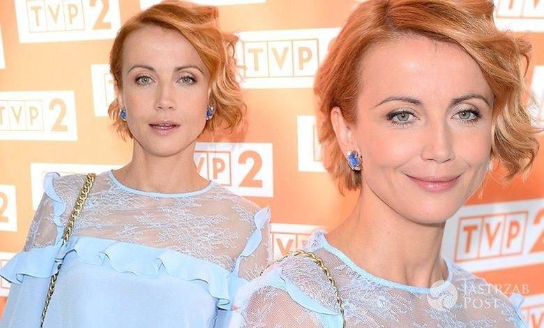 Kasia Zielińska na premierze 10. sezonu serialu "Barwy szczęścia"